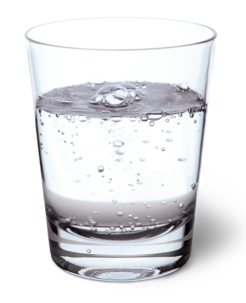 PNG de vidrio de agua