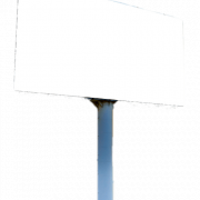 Billboard blanco transparente