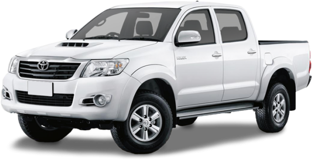 White Pickup Truck PNG Picture