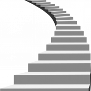 Escadas brancas