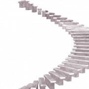 Weiße Treppe PNG Bild