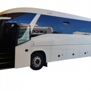 Autobús turístico blanco