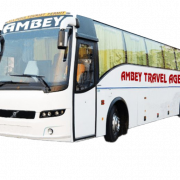 Bus touristique blanc PNG Image gratuite