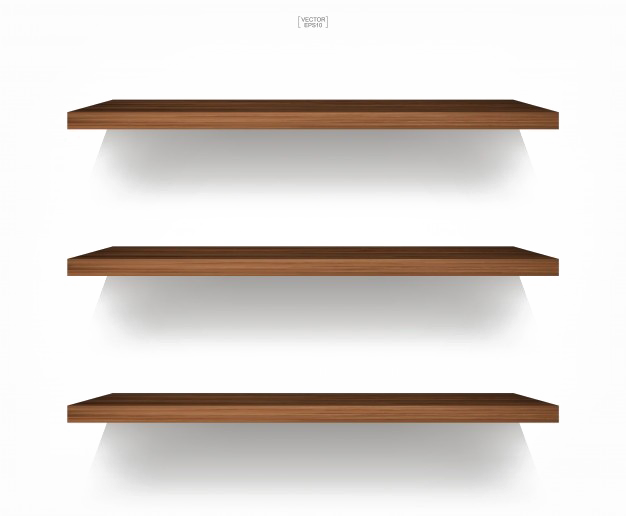 Wood Shelves PNG Images
