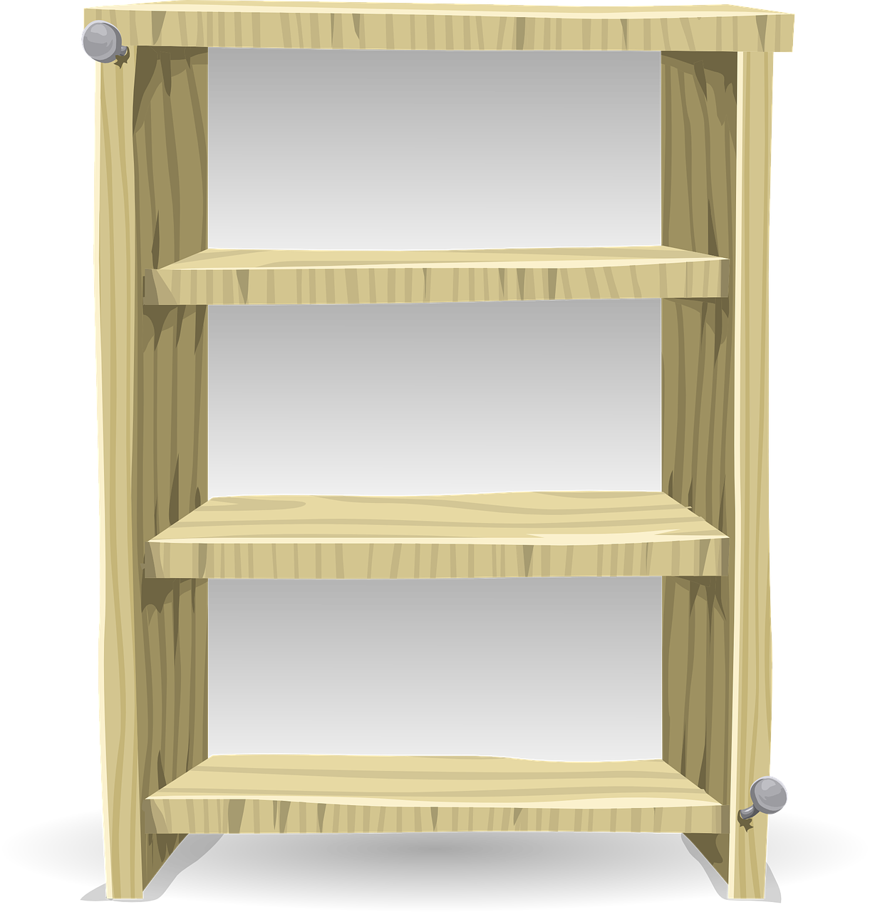 Wood Shelves PNG Pic