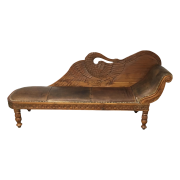 Wood Table Chaise Longue PNG Images