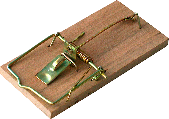 Wooden Mousetrap PNG File Download Free