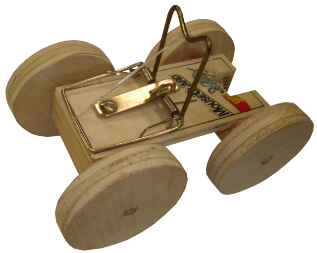 Wooden Mousetrap PNG High Quality Image