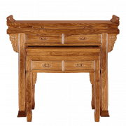 Wooden Night Table PNG Download Image