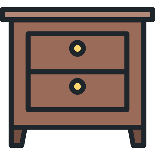 Wooden Night Table PNG Pic