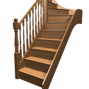 الدرج الخشبي PNG قصاصات فنية