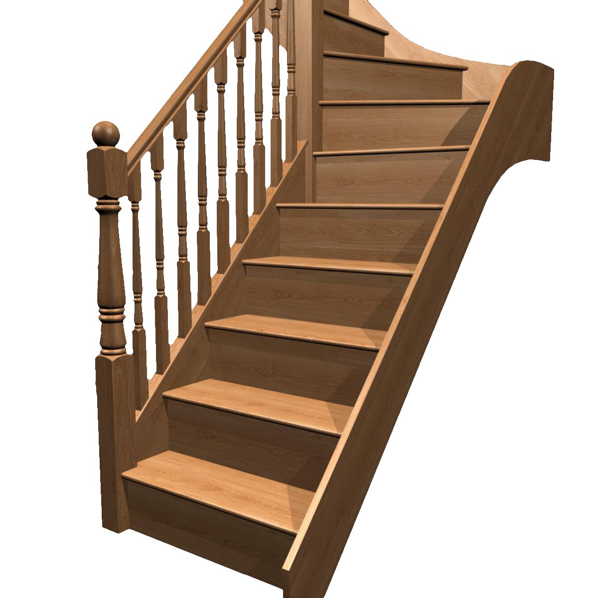 Wooden Stairs PNG Clipart