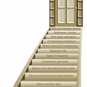 Image PNG des escaliers en bois