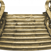 Şeffaf ahşap merdivenler