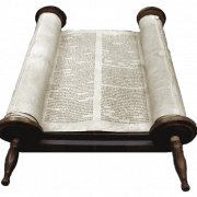 Torah tertulis transparan