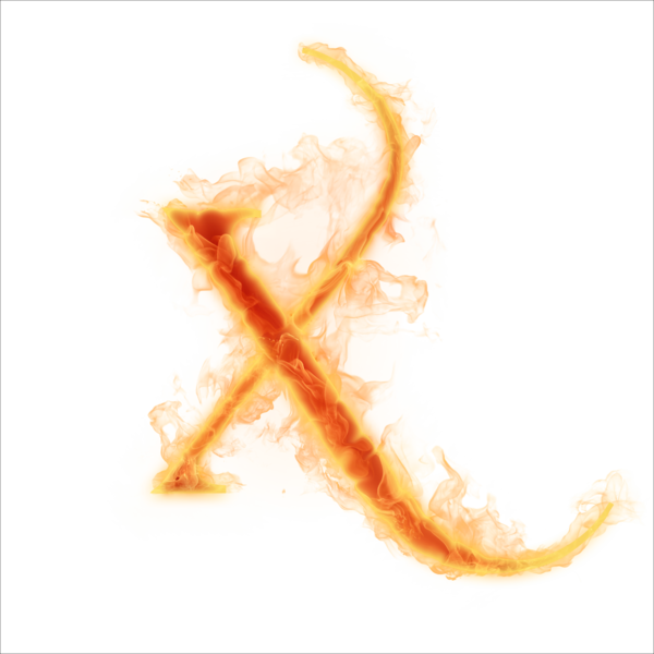 X Letter PNG HD Image