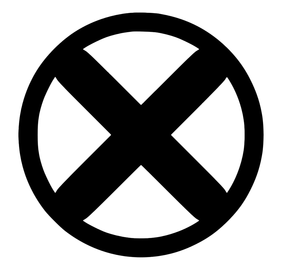 X Men Logo PNG File Download grátis