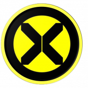 X logo de hombres transparente