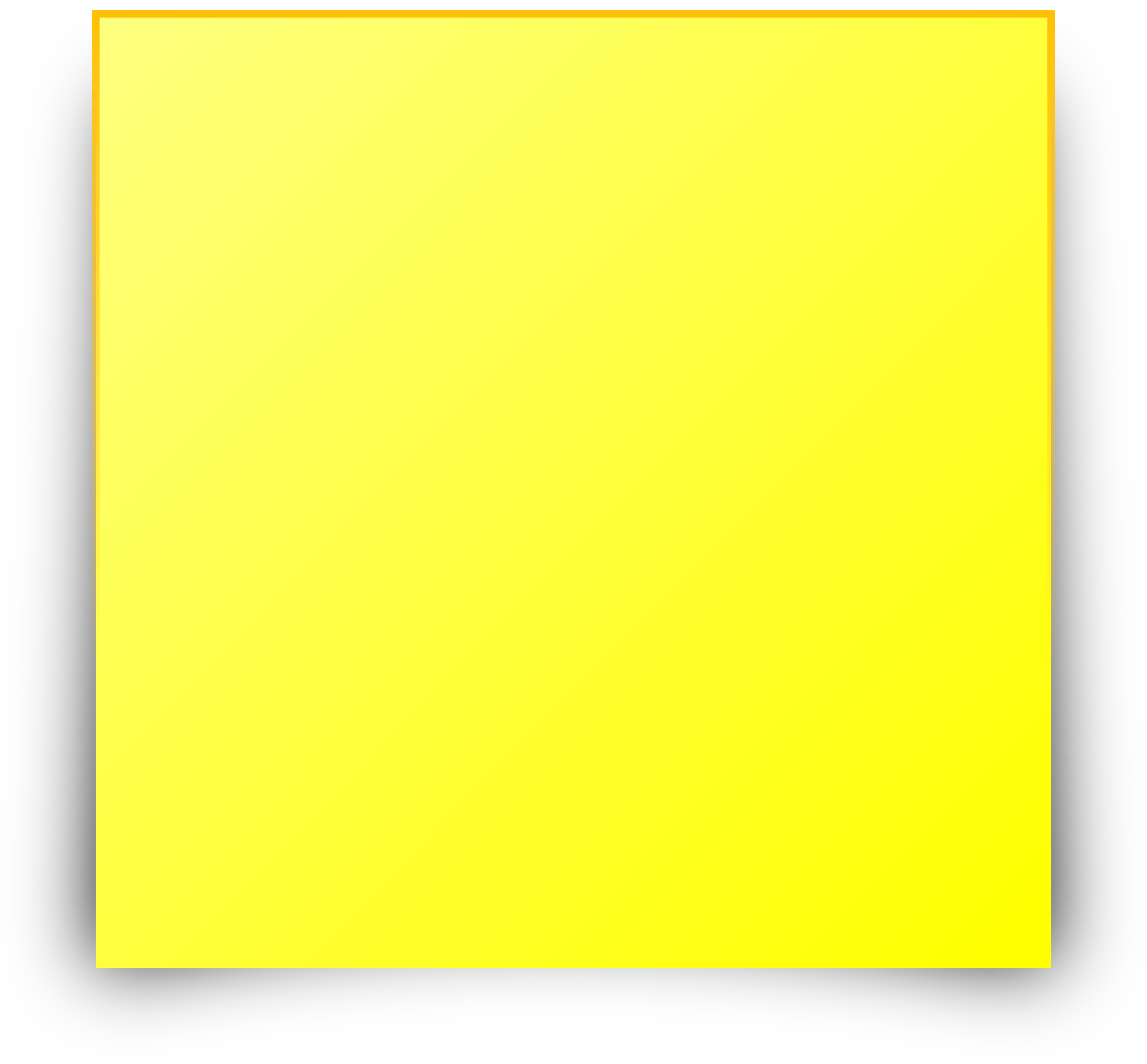 Желтая липкая примечание PNG Скачать изображение