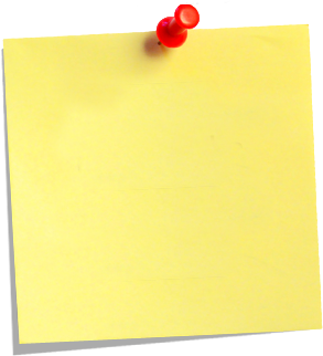 Yellow Sticky Note PNG HD Image