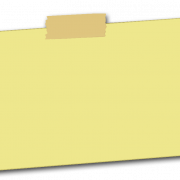 Arquivo de imagem PNG de nota adesiva amarela