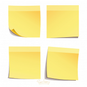 Yellow Sticky Note PNG Pic