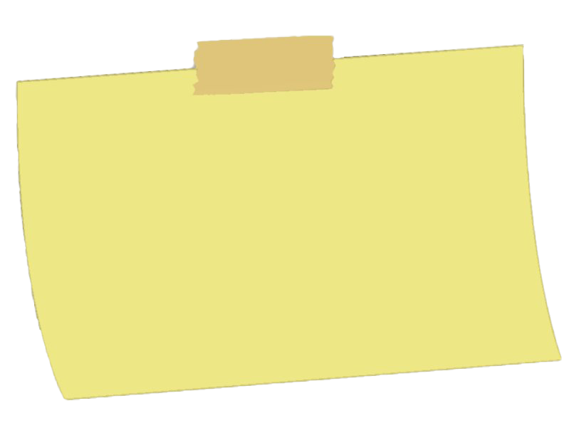 Yellow Sticky Note PNG