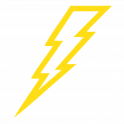Желтый Thunderbolt Png бесплатное изображение