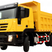 Желтый грузовик PNG изображение