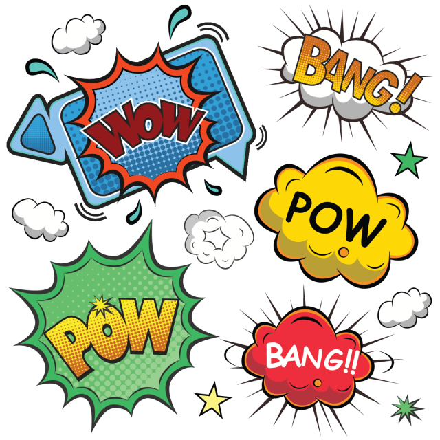 Comic Effect PNG Free Download