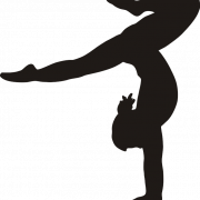 Gymnastics silhouette png libreng pag -download