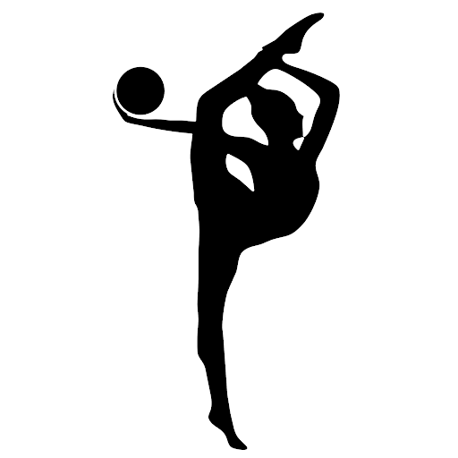 Gymnastics Silhouette PNG Free Image