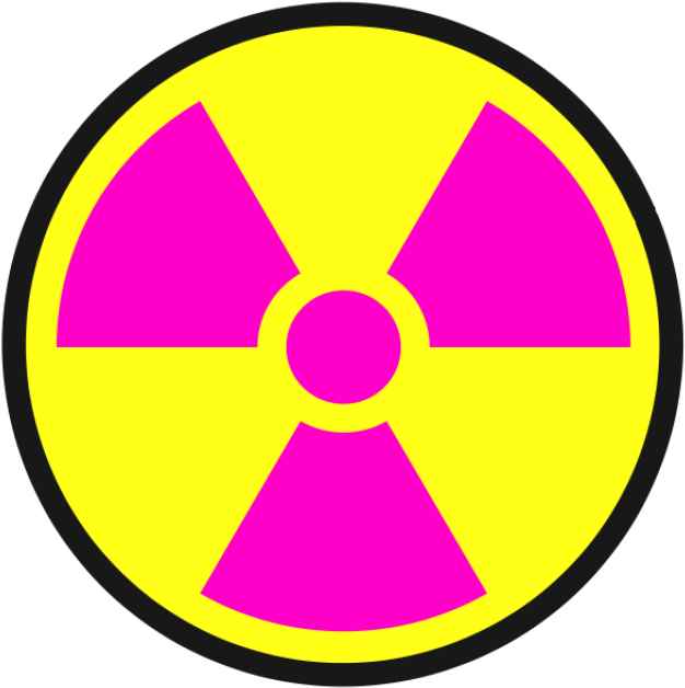 Nucleair teken PNG gratis afbeelding