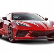 Rote Corvette -Auto PNG