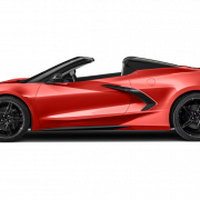 Red Corvette Car PNG Téléchargement gratuit