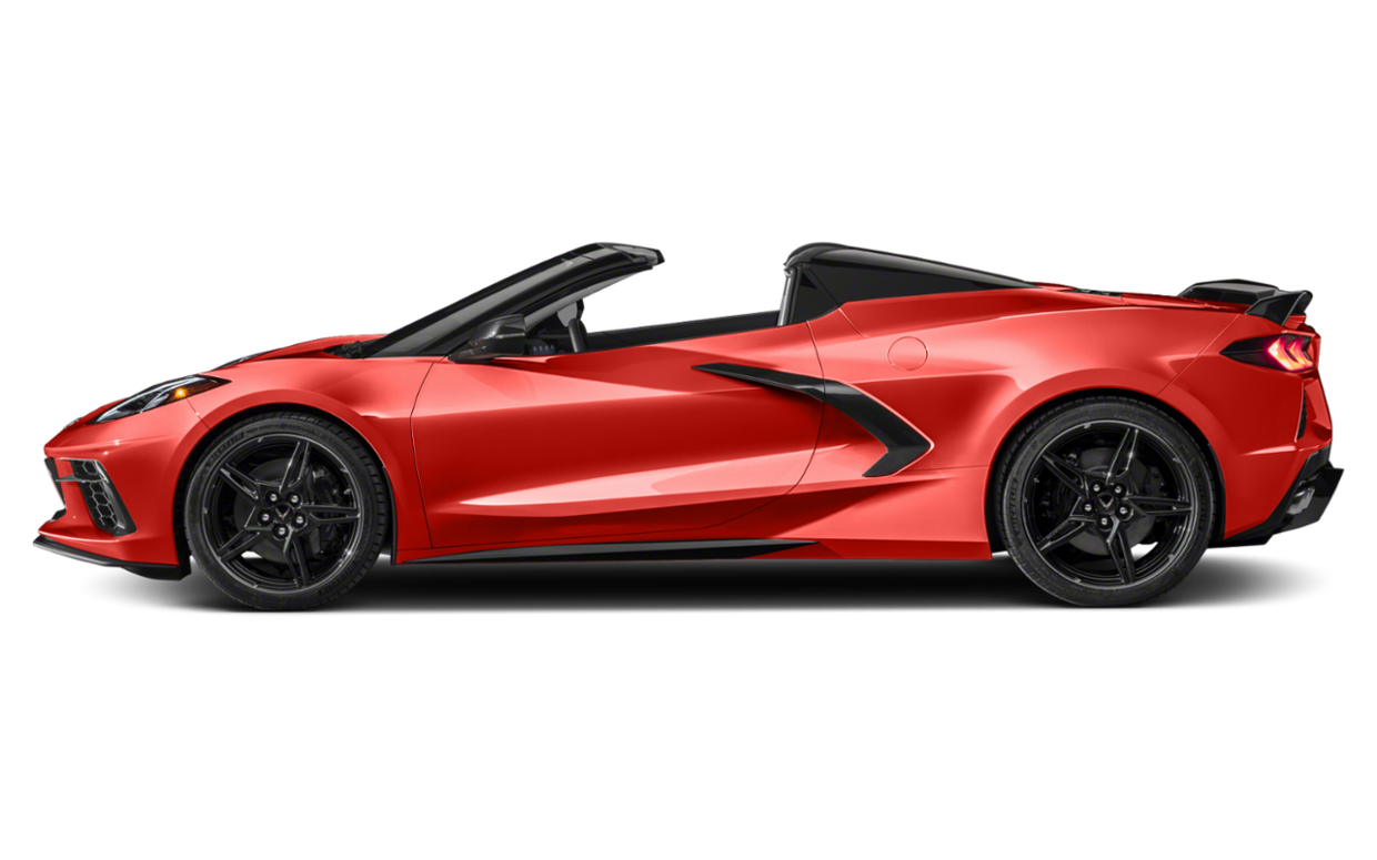 Red Corvette Car PNG Free Download