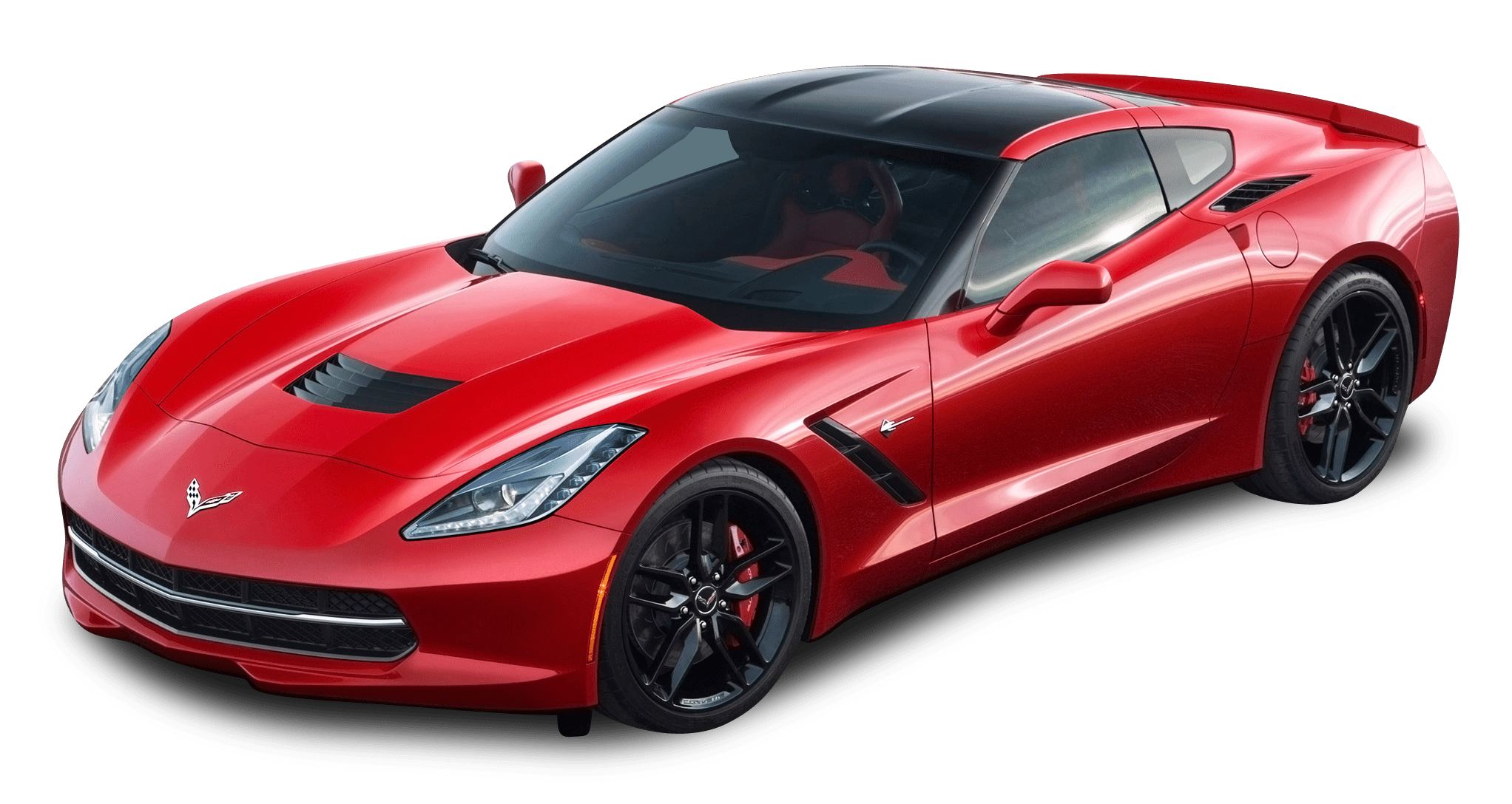 Red Corvette PNG