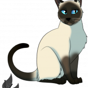 Siamese Cat Png HD -afbeelding