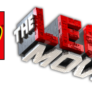 O logotipo do filme LEGO