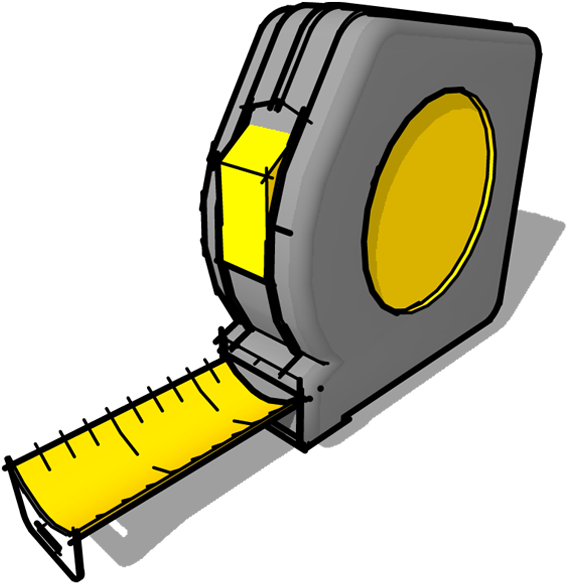 Vector Tape Measure PNG Free Image