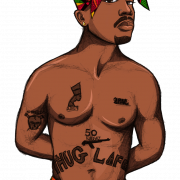 2Pac PNG Clipart