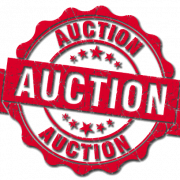 Auction Stamp PNG Image