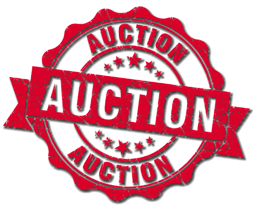 Auction Stamp PNG Image
