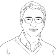 Билл Гейтс рисует изображение PNG