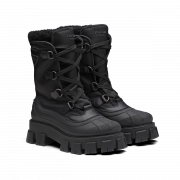 Black Winter Boot PNG