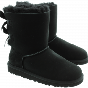Black Winter Boot PNG Image