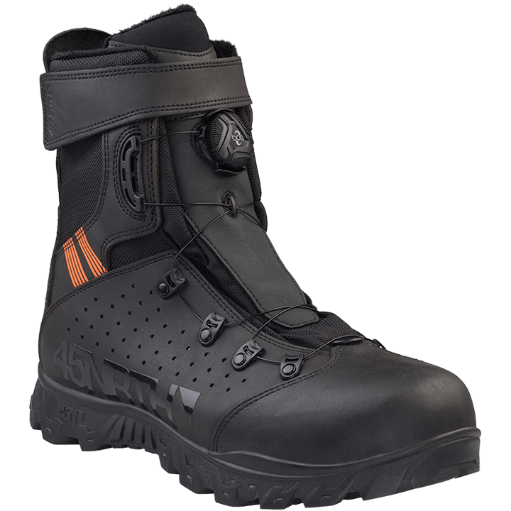 Black Winter Boot PNG Pic