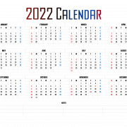 Calendário 2022 PNG Download grátis