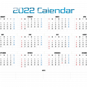 Kalender 2022 PNG Bild