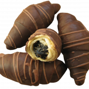 Choco füllt Croissant PNG hochwertiges Bild